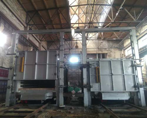 Congratulations on 800KW Trolley electric resistance furnace installation and trial start