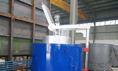 Shaft parts pit quenching furnace