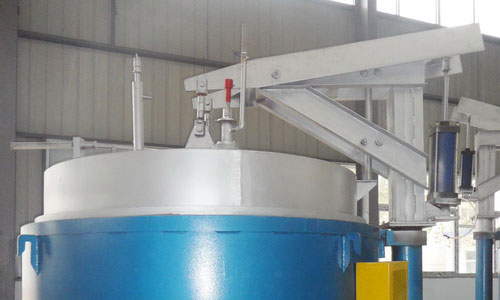 Pit nitriding furnace