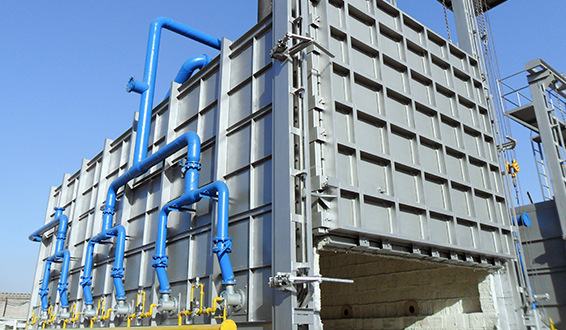 Gas Fired Trolley Type Heating Furnace | Tianli Thermal Equipment