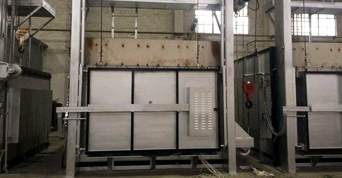 Gas Fired Trolley Type Heating Furnace | Tianli Thermal Equipment