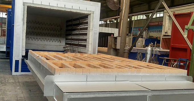 Gas Fired Trolley Type Heating Furnace | Tianli Thermal Equipment